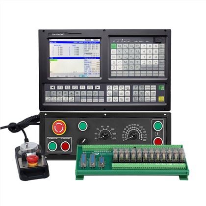 CNC lathe Controller: <br />
1)ATC function: Electric Turret/Binary Turret/Servo Turret/Special Turret<br />
2)Threading Cycle: Following Mode/Interpolate Mode <br />
3) Support Dual analog voltage(0~10V) & C-axis for Spindle servo(M800)<br />